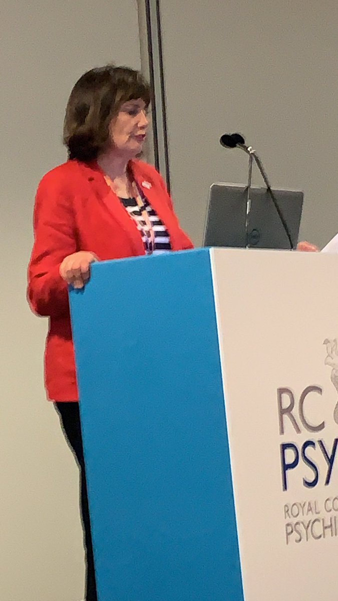 jonesir's tweet photo. The wonderful Dr Clare Dolman presenting the findings of her PhD work with women with bipolar disorder @ActionOnPP @BipolarUK #RCPsychIC2019 https://t.co/G4NdxqGEna