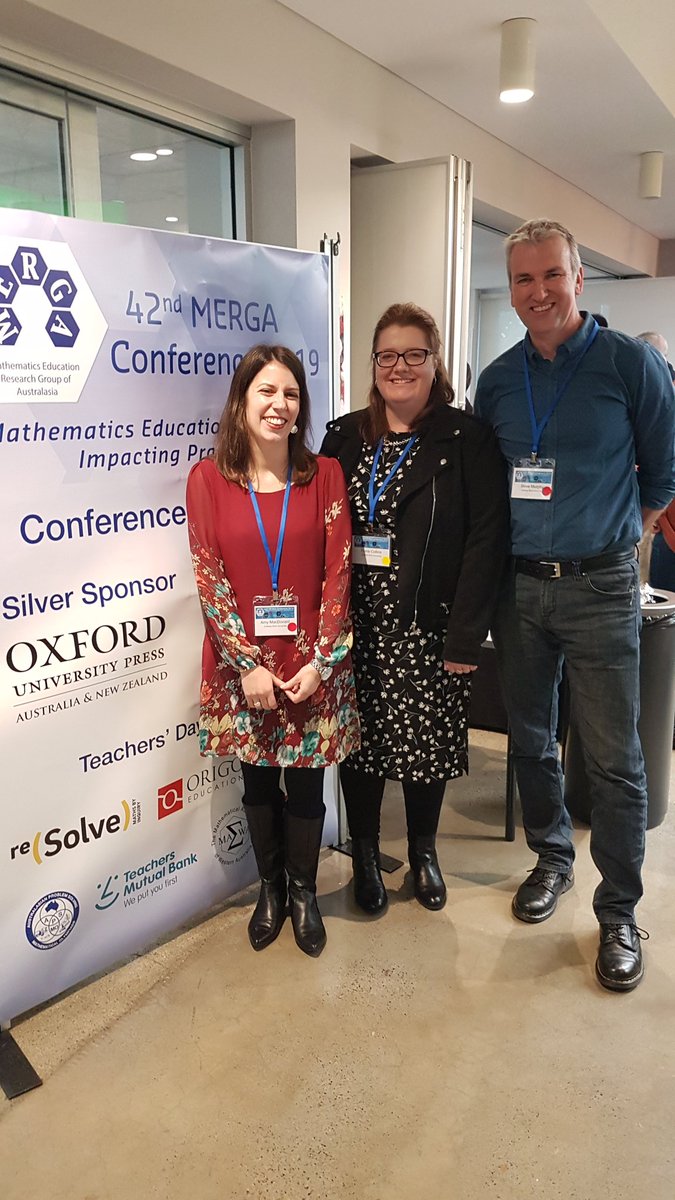 Super proud of my awesome colleagues and doctoral students Fiona Collins and <a href="/SteveMurphySTEM/">Steve Murphy</a> who presented at the #MERGA42 conference today