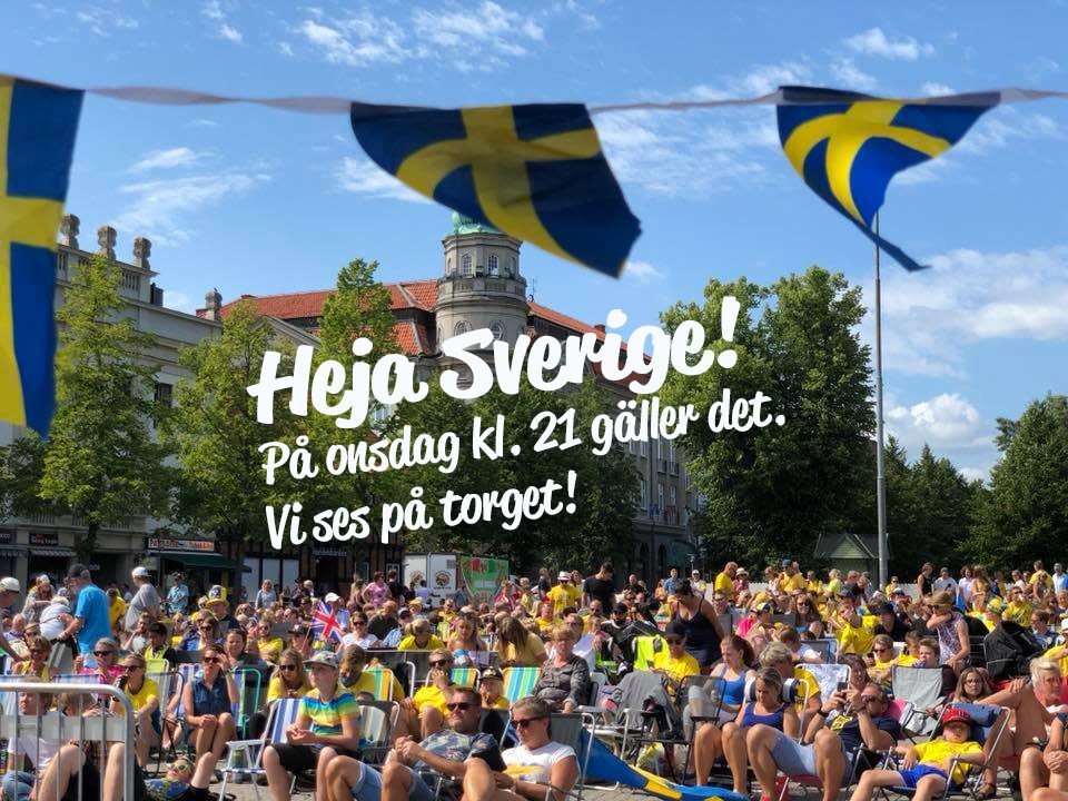Nu på onsdag bjuder Karlshamns kommun in till VM-fest på stortorget tillsammans med Sparbanken i Karlshamn och Centrumföreningen. Kom för att heja fram det svenska damlandslaget i semifinalmatchen mellan Sverige och Nederländerna!  mynewsdesk.com/se/karlshamn/p…