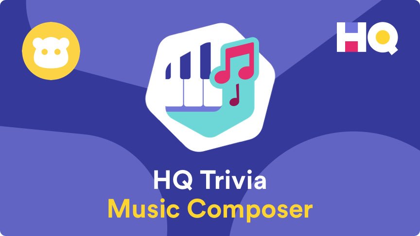 I just unlocked the Music Composer Badge on <a href="/hqtrivia/">HQ Trivia</a>! Use code "ericven212" to sign up get.hqtrivia.com
