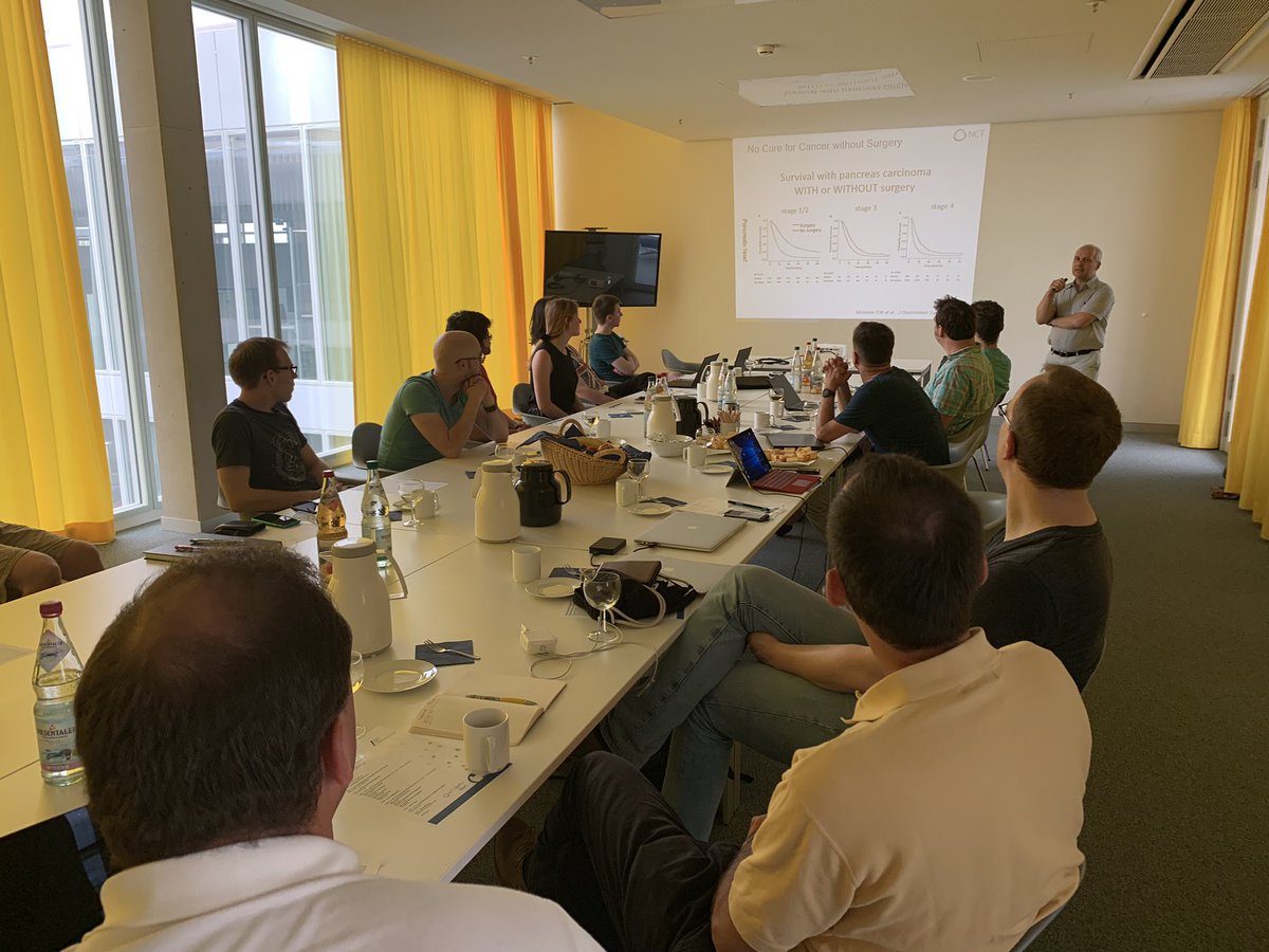 Clinicians and representatives from 7 Heidelberg IT/data science departments on one table to bring #SurgicalDataScience to the next level. Thanks <a href="/NCT_HD/">NCT Heidelberg</a> <a href="/DKFZ/">DKFZ</a> for the strategic investment! #cami_news <a href="/mic_dkfz/">MIC at DKFZ</a> <a href="/beatpetemueller/">Beat Müller</a> <a href="/HKenngott/">Hannes Kenngott</a> <a href="/jgroehl/">Janek Gröhl</a> <a href="/keno_maerz/">Keno März</a> <a href="/TobiRoss11/">Tobias Ross</a>