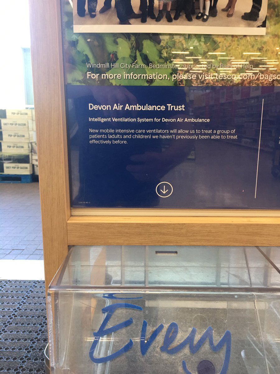 Tesco Lee Mill supporting <a href="/DevonAirAmb/">Devon Air Ambulance</a> brilliant