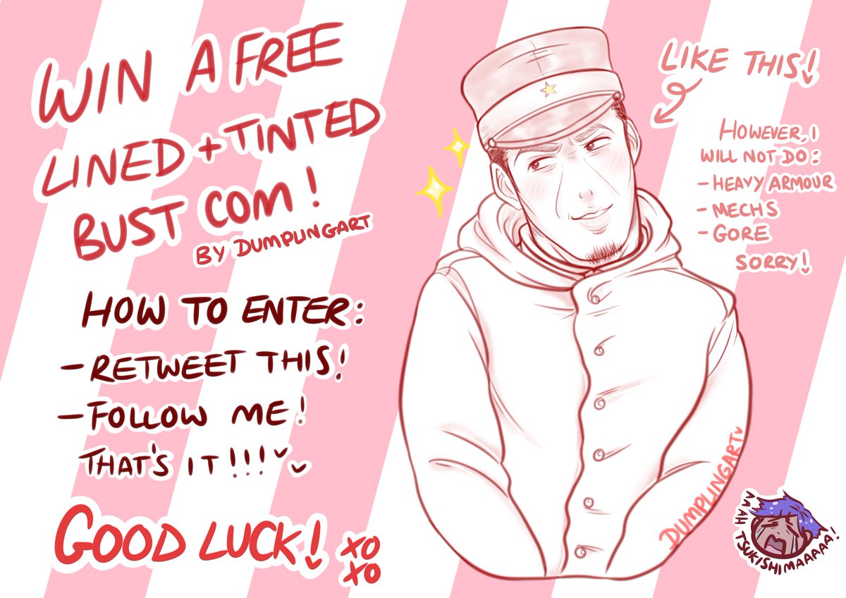 Hello everyone! ?
Since my ko-fi commissions have been a successful hit I've decided I wanna give one away! The highest ko-fi I can give!!! ?
All you gotta do is retweet this & follow me, then you're in!
Thank you everybody for your ongoing support, bless you all!! ? 