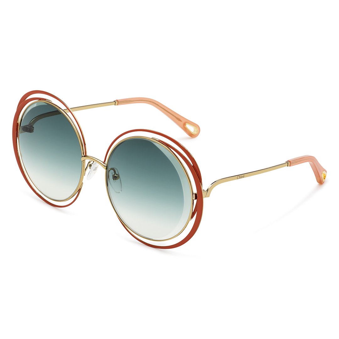 MarchonEyewear's tweet photo. Add some color to your life with these new @chloefashion "Carlina" sunglasses. This striking new version of the brand's iconic frame is revamped with a hand-painted enamel finish, adding elegance to the look (style CE155S). #ChloeEyewear https://t.co/3tdFhq5TRZ