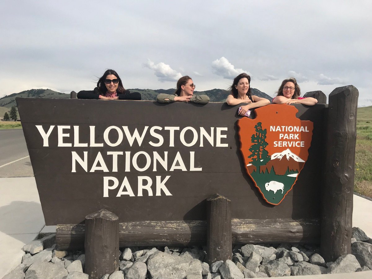 Visitors from Tunisia have started their trip to Montana from visiting Yellowstone National Park. 
<a href="/StateIVLP/">IVLP</a> <a href="/CulturalVistas/">Cultural Vistas</a> #citizendiplomacy #nonprofit