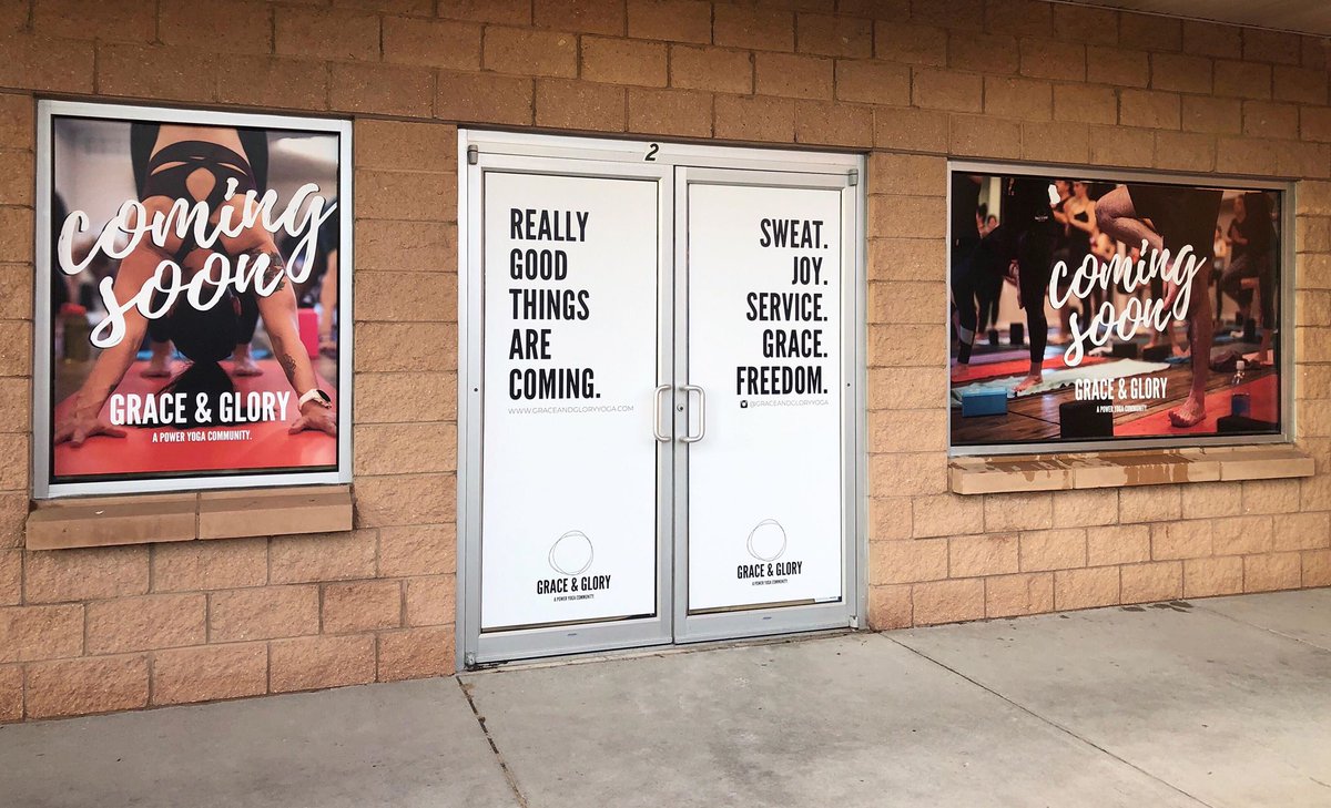 OmegaHIPS's tweet image. Bringin’ the zen to Galloway. Coming soon signage for our friends at Grace &amp;amp; Glory Yoga ! Congrats on the new location 👏🏼  #PrintDesign #PrintSignage #PrintMarketing