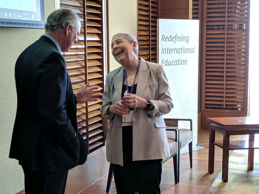 DrRobertRobbins's tweet photo. Incredibly proud of the innovative work @UofAZGlobal has done to build a unique network of micro-campuses for international higher ed in the #4IR. Glad to be at Ocean University of China in Qingdao w/our amazing partners to celebrate the first graduates &amp; discuss what lies ahead https://t.co/ZAezpFLSKW