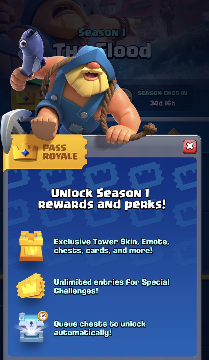 🔥Giveaway time!🔥

Giving away 10 x Pass Royale (PayPal) 

🐠 To Enter: 🐠
🐟- Follow 
🐟- Retweet

Winners will be announced Friday!