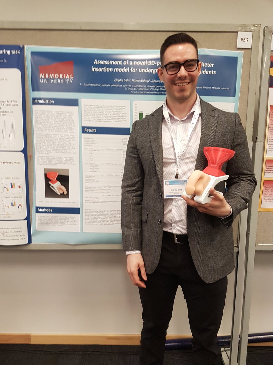 Had a great time presenting at #CUA19 Sparked some interesting discussion on simulation innovation <a href="/MUNMed/">Faculty of Medicine</a> <a href="/CanUrolAssoc/">Canadian Urological Association</a>