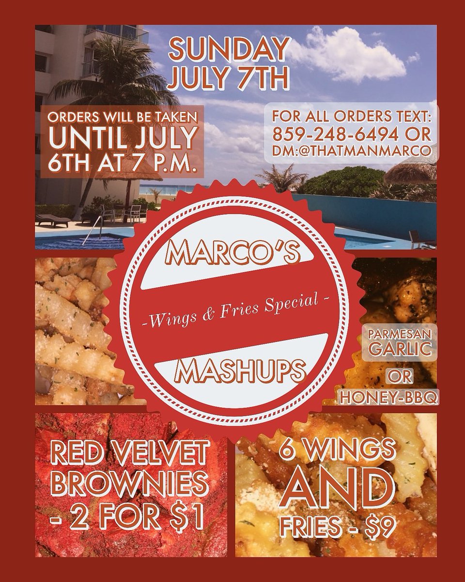 Marcosmashups's tweet photo. WHATSUP EVERYONE!! GO AHEAD AN PLACE THOSE ORDERS NOW!! 

YOU HAVE UNTIL THIS SATURDAY!! https://t.co/peKfu9FhUO