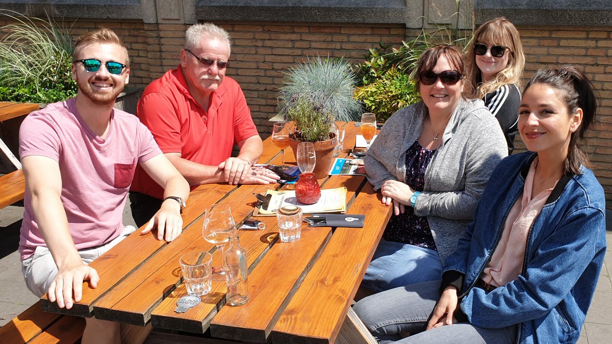 BrabantTrade's tweet photo. Interesting site-inspection today with 2 history teachers, a WW2 historian and TO @Explorica from Canada to organise a liberationtour for 1200 students in 2020. #75YearsOfLiberation #BrabantRemembers
@Oorlogsmuseum #WingsOfLiberation
#Heusden @Efteling #StadsbrouwerijEindhoven https://t.co/SX17VDEpvv