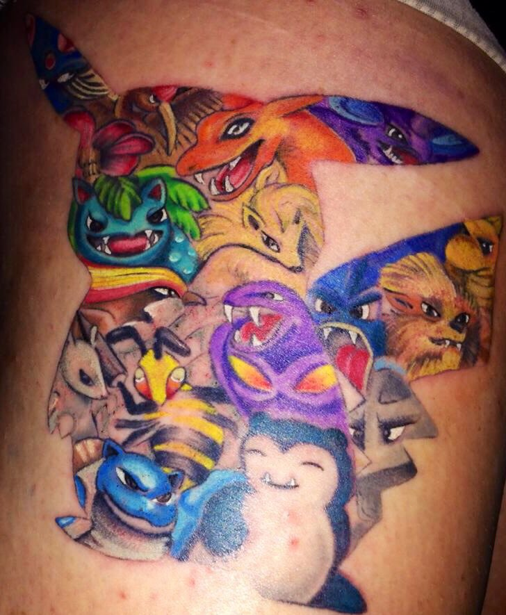 Pokemon PNG Image Pikachu, Pikachu tattoo, Pokemon