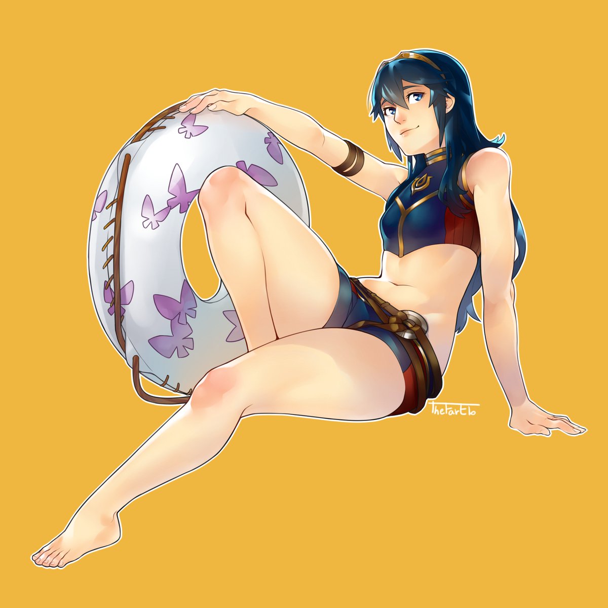 Here's #Lucina in a swimsuit #FireEmblem.
