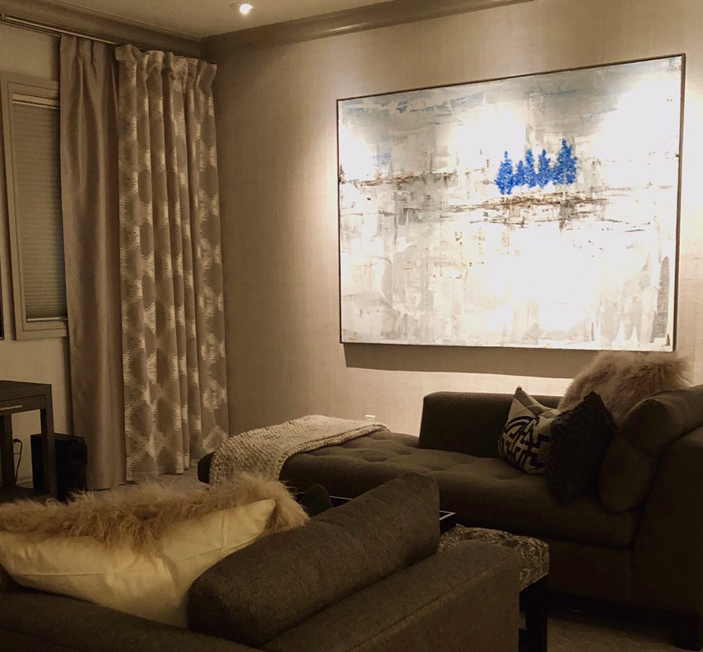 JKR_Studio's tweet photo. Making our rounds with installations after a busy weekend at @CherryArts. Happy to see our work in wonderful new homes! https://t.co/tCRQrjObad