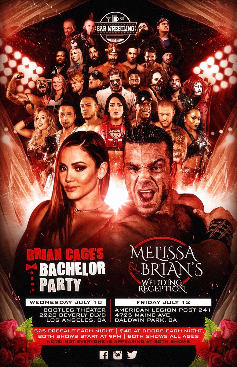 Bar Wrestling On Twitter Wednesday In Los Angeles Brian Cage S