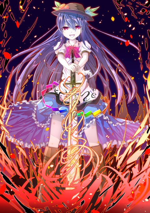 比那名居天子のtwitterイラスト検索結果 古い順