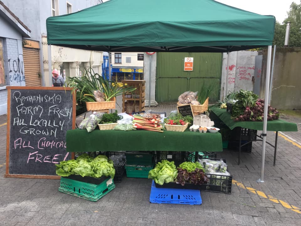 Our locally grown and chemical free produce is available every Friday morning at Portlaoise Farmers Market at Peppers Lane #laois #localfarming #supportlocal