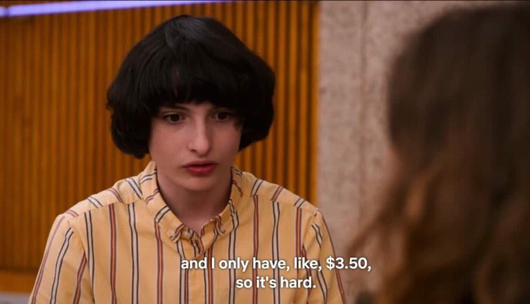 stovenstekess's tweet image. The most relatable part of season 3 of stranger things.