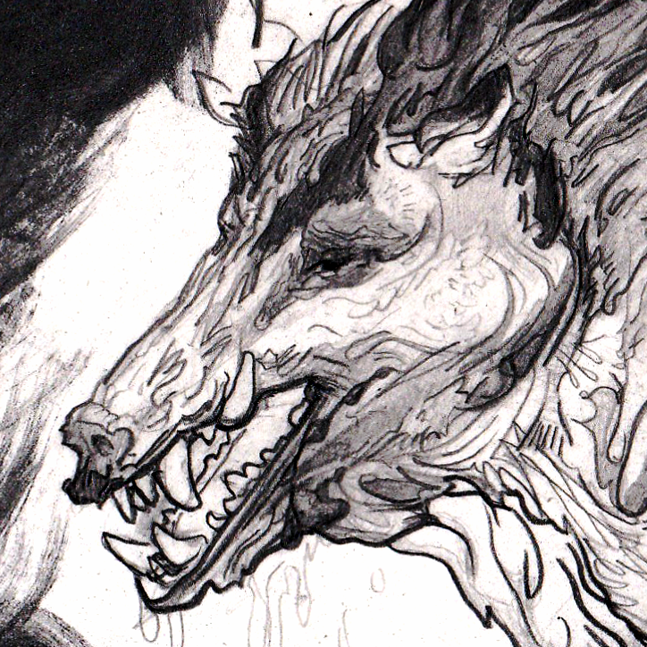 The_rottingsun's tweet photo. sort of a #daedon sort of a modern #boar. Definitely all squiggles https://t.co/6c73keOwQl