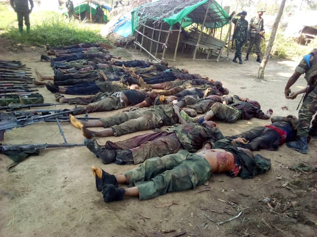 BMavuna's tweet photo. Kigali en déséquilibre: 900 soldats Tutsi Rwandais ayant traversé la frontière avec le but d'aller fortifier les leurs à Minembwe sont tombés dans une embuscade et ont été achevés par les vaillants combattants Maï-Maï qui sont débout pour libérer le Congo. https://t.co/ev9tvw4Zmy