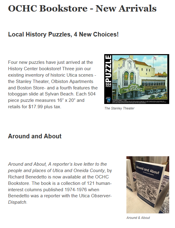 UticaCollegeCHR's tweet photo. Here's the July events for Oneida County History Center! To find out more you can check out their twitter @OCHCTweet or contact rmclain@oneidacountyhistory.org or 315-735-3642 https://t.co/rVtdoA1Ply