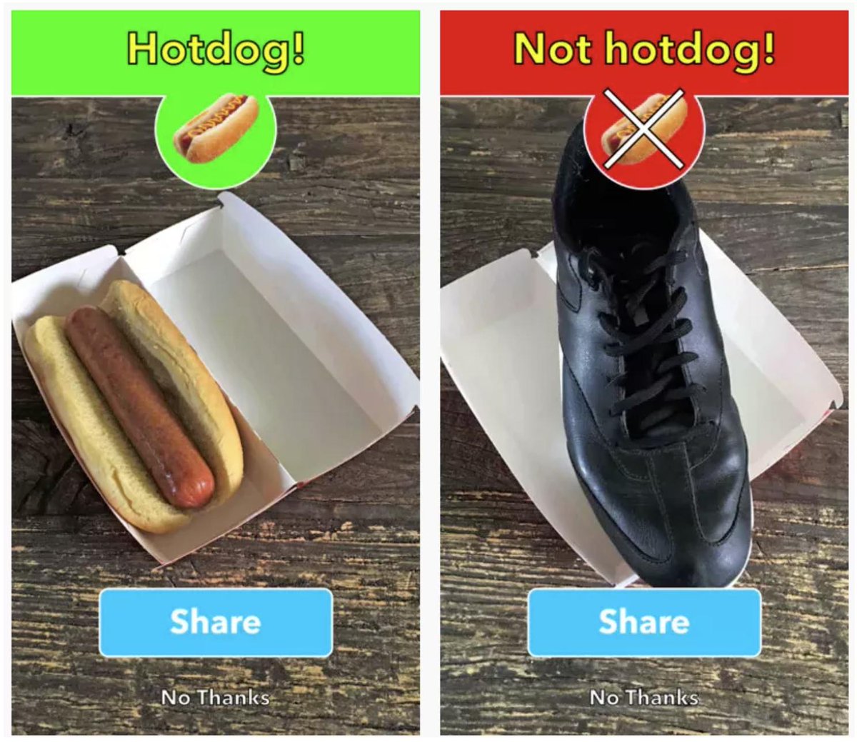  #delightful_design_details 7Something can be delightful while not being useful nor effective.For example, the "Not Hotdog" app or the Hotdog phone case. They might actually be profitable and adored. It might even be a great product for those who find value in its delight.