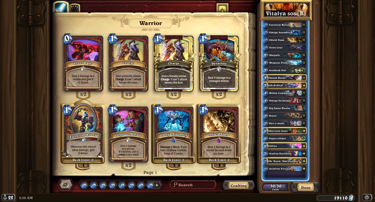 Got #1 EU again with some changes control warrior with azalina 😎

code: 
AAECAQcKogKQB/kMmu4CnfACkvgCjvsCoIADhp0Dn7cDCkuiBP8Hm/MC0fUC9PUCg/sCnvsCs/wCkp8DAA==