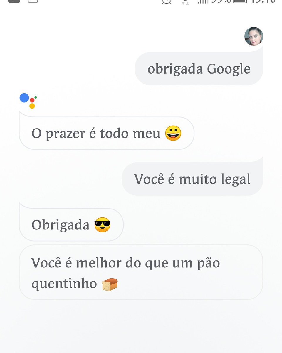 thaylunz's tweet image. A pessoa agradece o @google pq esquece que é uma IA, aí ele te responde assim. Gente, seja como o #googleassistent e diga coisas linda pro seu crush. Pq se a pessoa é melhor que um pão quentinho, é boa demais!