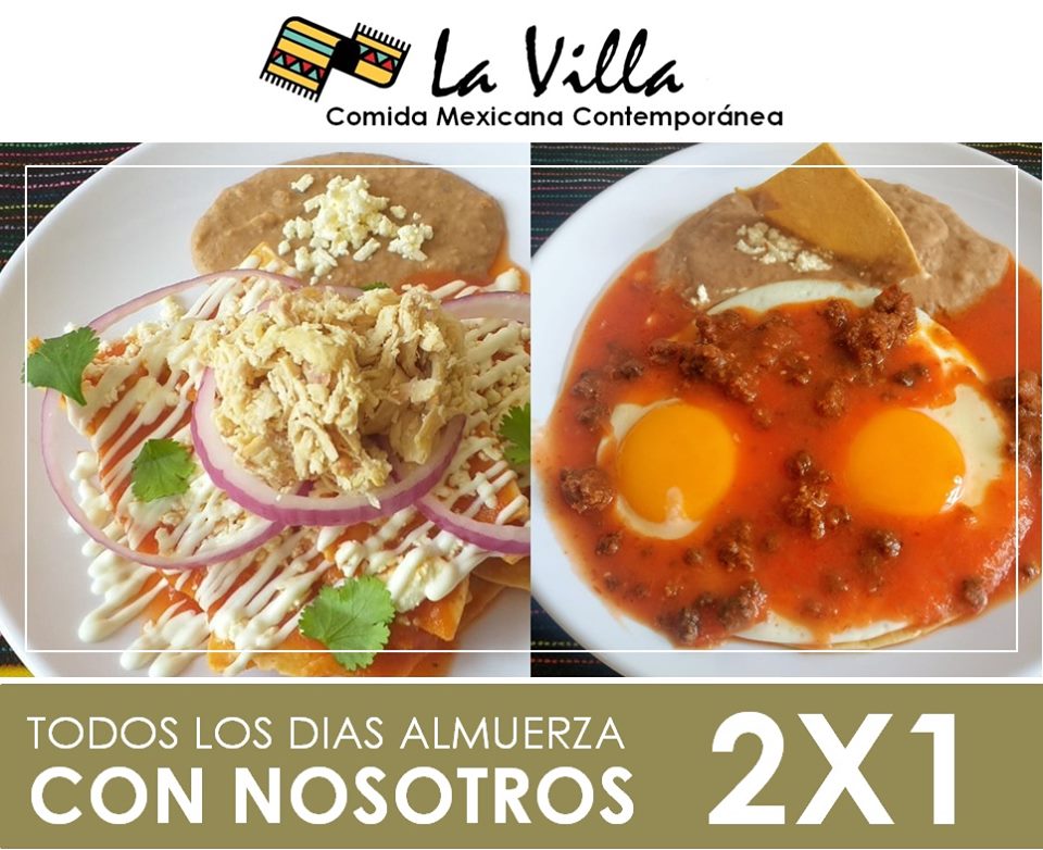 BlogShopMexico's tweet image. Nuestro Cliente La Villa Comida Mexicana ubicados en la Col. San Jerónimo en Monterrey, te invita a visitarlos. Todos sus almuerzos al 2x1 en comedor..Aprovecha su gran promoción. Los puedes encontrar en UberEats, Rappi y SinDelantal. ¡¡Además servicio a domicilio!!!