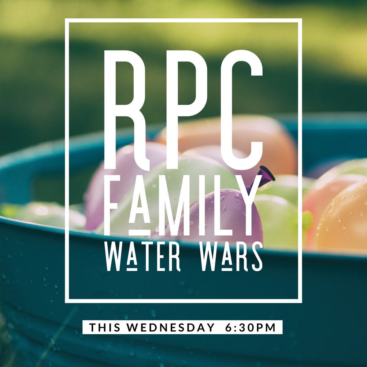 Get ready for a night of Family Fun this Wednesday night at RPC! Dress in clothes you can get wet in and join us behind the Point for water slides, water balloons and more! We will also have a Nacho Bar, Snow Cones, and plenty of water and Gatorade to drink. See you there!