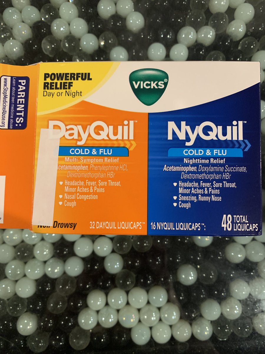 adriennefrantz's tweet photo. I’m so sick and living on @DayQuil what OTC meds do you take? Amélie is sick too! She isn’t taking @dayquil of course! And any suggestions for sick kiddos? #DayQuil #summersick #sick https://t.co/iP2YfL8bcu