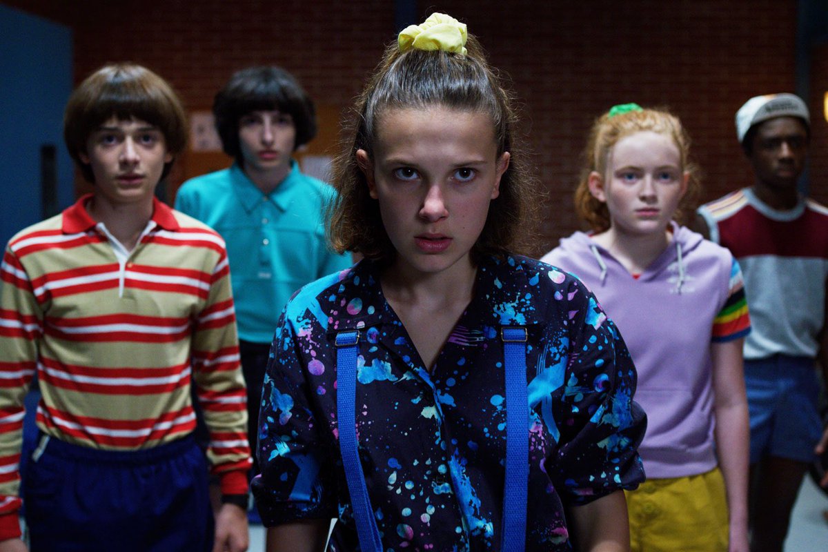 PopCrave's tweet photo. "Stranger Things 3" has been watched by over 40.7 MILLION household accounts since its release on July 4th, more than any show/movie on Netflix has been watched within their first four days.

Additionally, 18.2 MILLION accounts have already finished the season. https://t.co/bGpZRaIPun