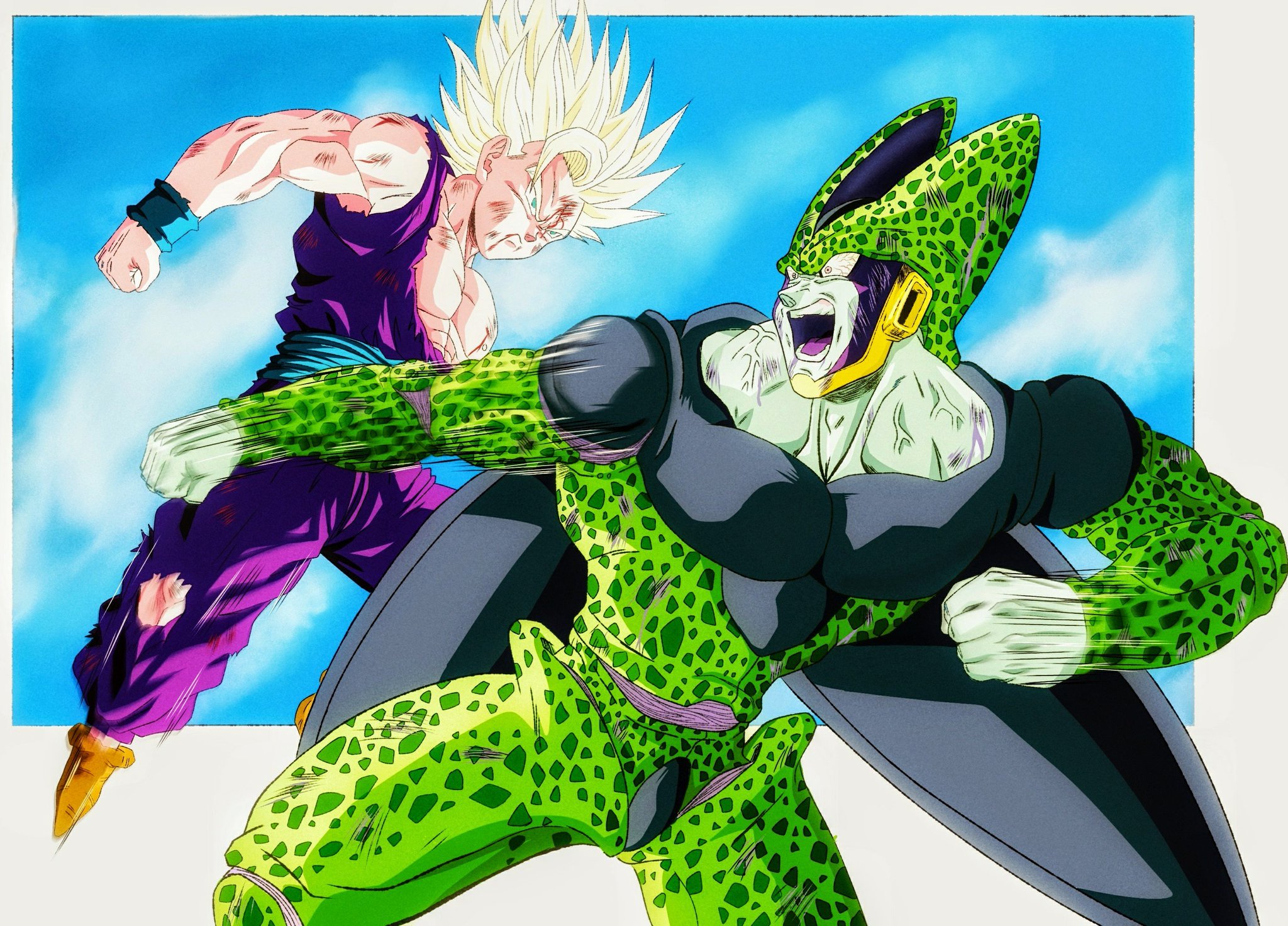 Franccast Draws Commission Open On Twitter Dibujo Terminado Gohan Vs Cell Fan Art Adaptación Genga Franciscocn1995 Lineart Y Color Nicolasrivas920 Dragonballsuper Dragonball Dragonballz Goku Artist Art Artworks Dbz Dbsuper