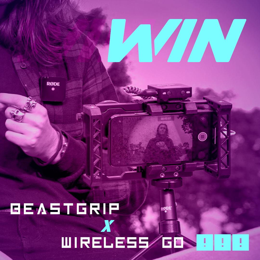 THIS IS BIG!

We've teamed up with <a href="/beastgrip/">Beastgrip Co</a> to give you the chance to WIN 1 of 3 #RØDE Wireless GO and Beastgrip Pro kits!

Get your entry in now at rockro.de/beastgrip-wigo!