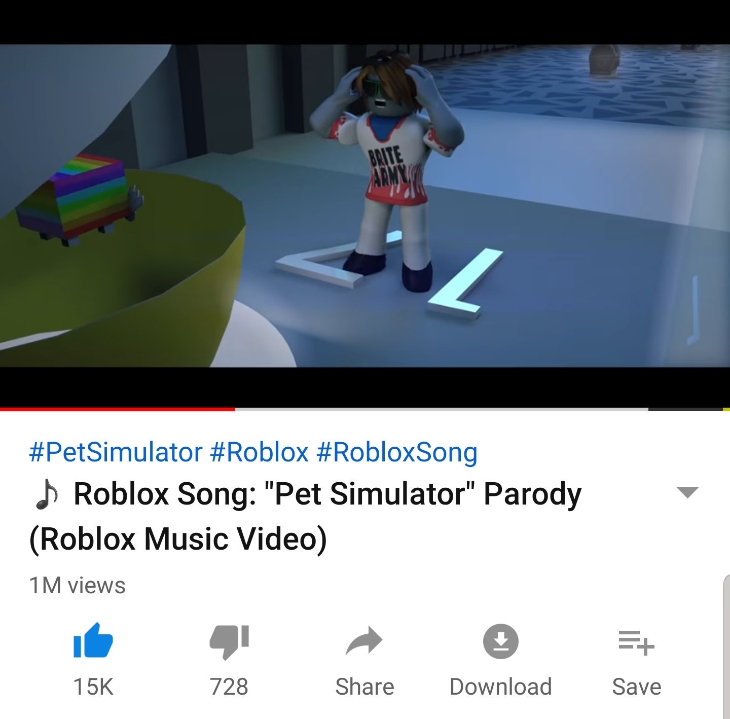 Terabrite Games On Twitter Woah Pet Simulator Is Officially Our Second Roblox Video To Hit 1 Million Views And We Passed 700k Subs In One Day You Brites Brighten Our Life - roblox song pet simulator parody roblox music video