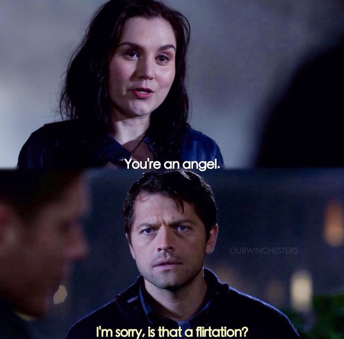 TheWaywardNerd4's tweet photo. Oh Cas. #SPNSummer2019 #TheBornAgainIdentity https://t.co/xoB6mGrZTU