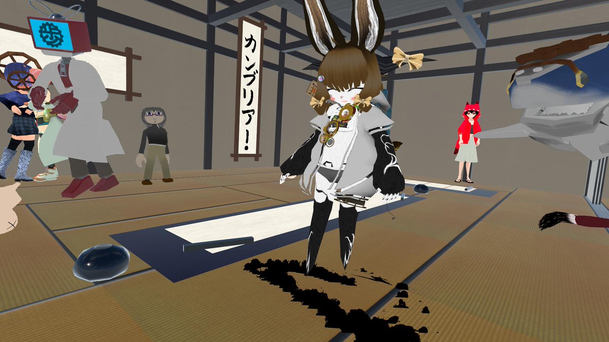 動く城のフィオ Phiovr 困ります お客様 胡蝶庵で 困ります あーっ 畳の上に墨を 困ります お客様 畳に墨が あーっ お客様 お客様 お客様困り 胡蝶庵であーっお客様 墨を困りますあーっ 畳困ーっ お客困ー