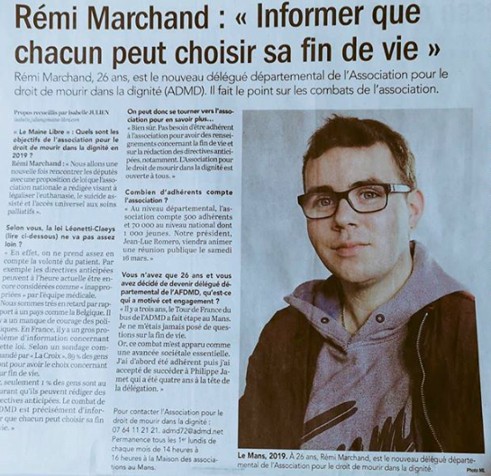 RemiMarchand's tweet photo. “Il n’y a pas de principe supérieur dans notre République qui oblige les patients en fin de vie à vivre leurs souffrances jusqu’au bout.”
#ADMD #ADMDTOUR #directivesanticipees #TasTaDa https://t.co/OHEapAMmkN