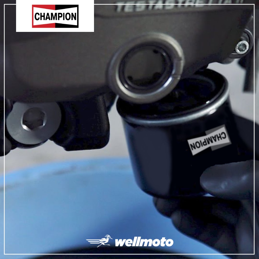 Champion motosiklet yağ ve hava filtreleri wellmoto'da. Federal-Mogul guvencesiyle @ChampionParts @FMmotorparts #championfilter #motosiklet #motorcycle #federalmogul #oilfilter #airfilter #motosikletyedekparca #türkiyemotosikletplatformu #motosikletmutluluktur #wellmoto