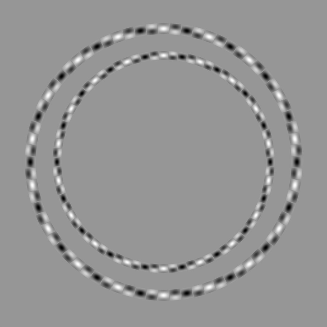 AkiyoshiKitaoka's tweet image. Two concentric circles appear to be entangled.
