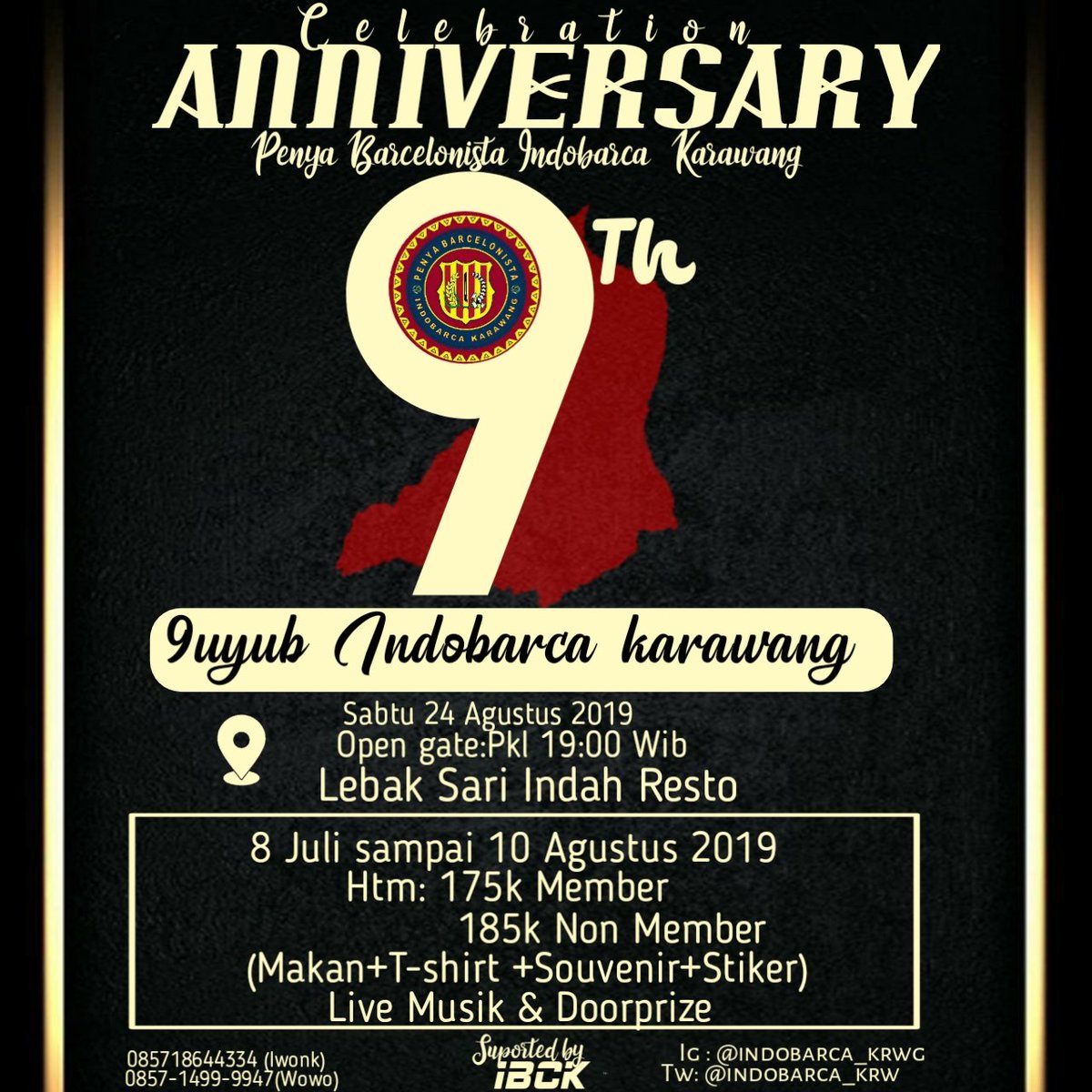 #Indobarcakarawang
#anniversary 
#9uyubindobarcakarawang 
#chapterevent