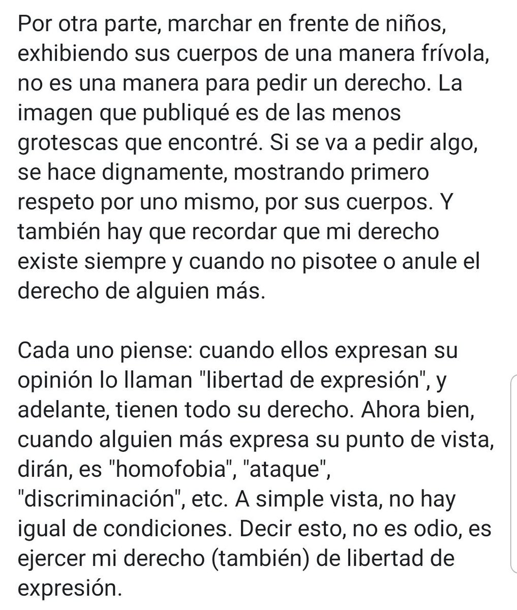 cathopray's tweet image. Acá les dejo mi opinión sobre este tipo de marchas en donde se ataca nuestra fe, símbolos sagrados y nuestra Iglesia. 

Favor #RT