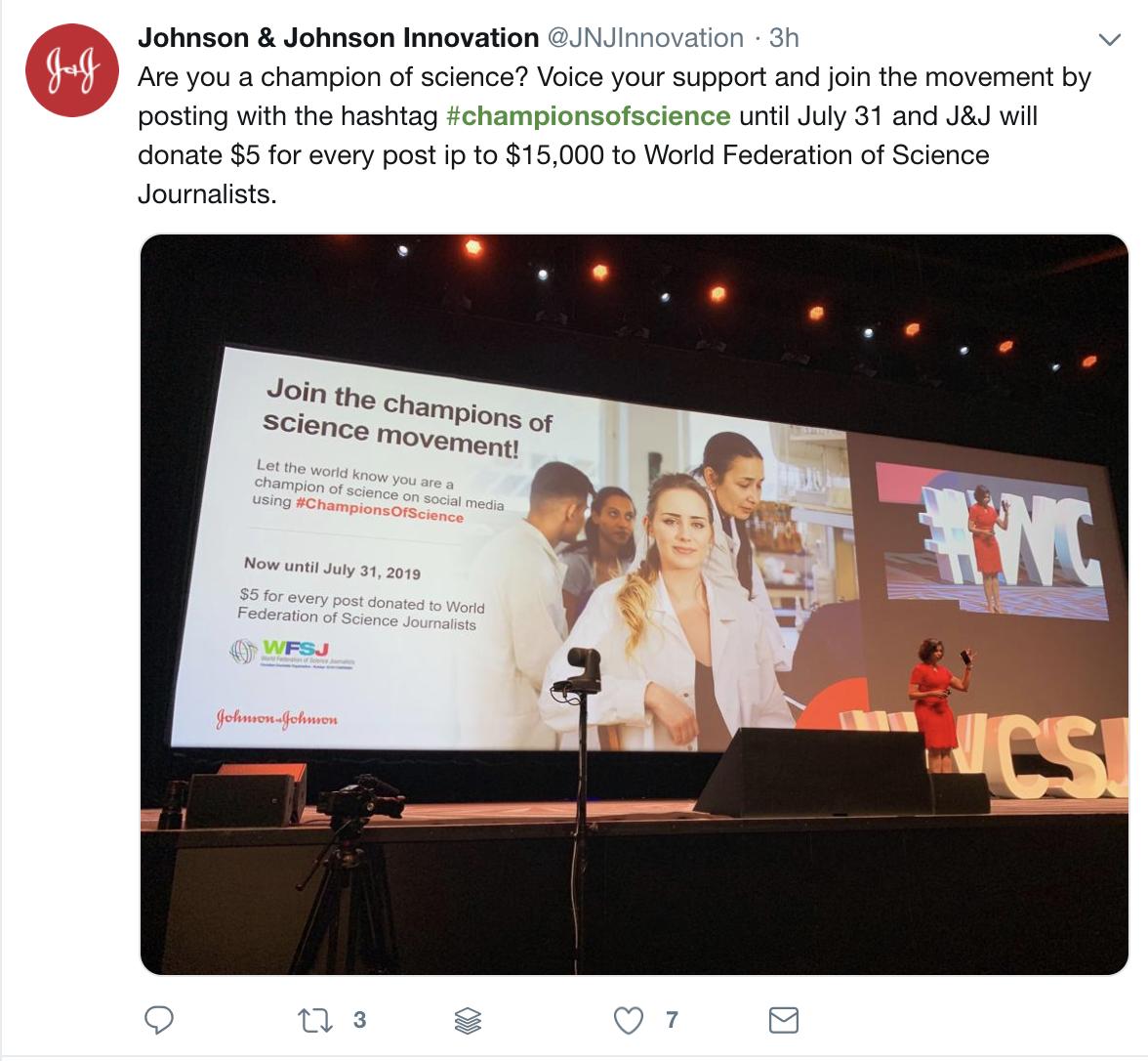 tomzellerjr's tweet photo. Journalists ought not be promoting a Johnson &amp; Johnson initiative in return for donations. Indeed, journalists ought to be keeping Johnson &amp; Johnson and its initiatives at the same arm's-length distance they would any other corporation. Think twice. #WCSJ2019 https://t.co/dNDzxYqGTO