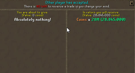 ASawSwap's tweet photo. 57m OSRS to 299m RS3

Join "A Saw Swap" Friends Chat for a swap!
Refer a friend for 20% of the profit! https://t.co/PwcJgPumBS