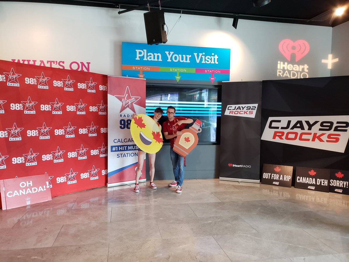 MissPolga's tweet photo. @nenshi come on over to Studio Bell! 🇨🇦 https://t.co/pPXgJkFohr