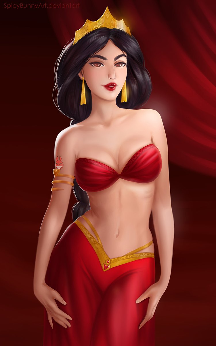 Princess Jasmine I really like the red Jasmine's outfit. 