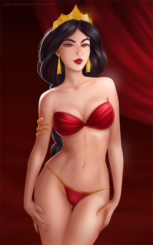 12. Princess Jasmine: lingerie version I know you were waiting for this ver...