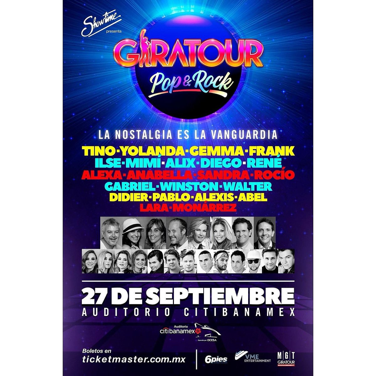 ☆CONFIRMADO ☆
Monterrey @audcitibanamex 27 de Septiembre iniciaremos  @giratourpoprock 🤗 las voces originales mas representativas  de toda una generación  reunidas x 1era vez en un solo escenario
 Ticketmaster.com.mx
@giratourpoprock #HoyLaNostalgiaEsLaVanguardia