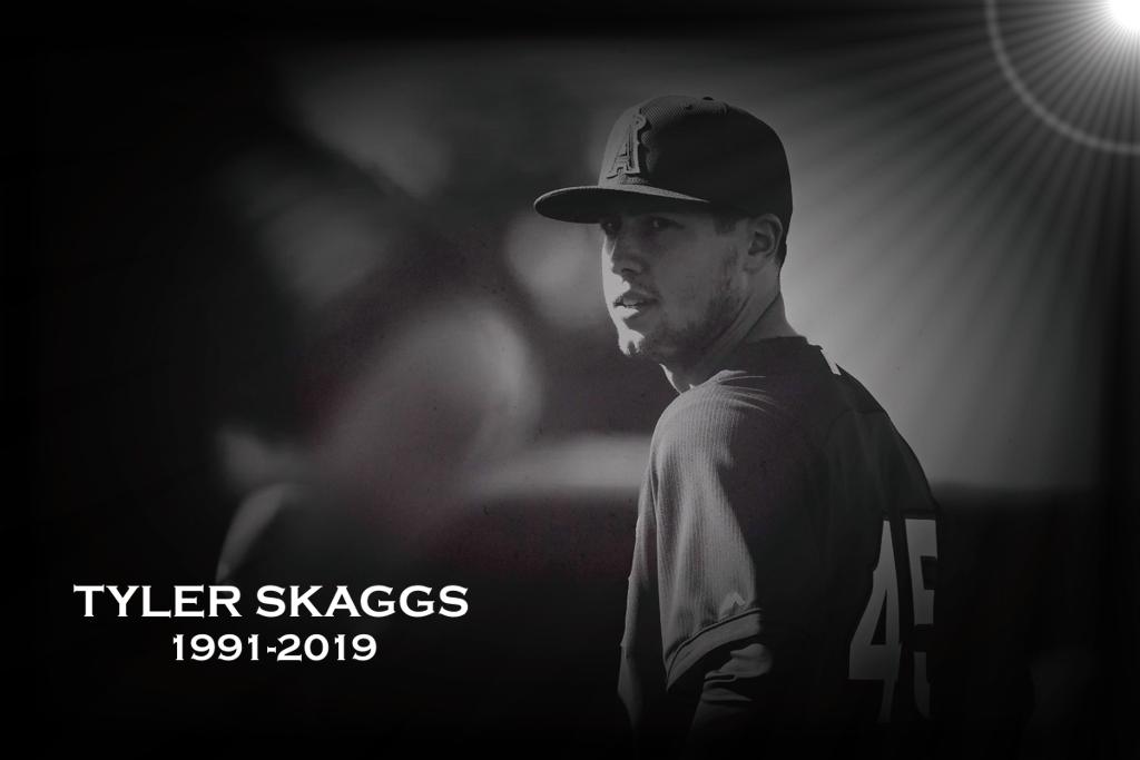 With A Broken Heart, We Join In Sharing Along Our Warmest Condolences To The Family, Friends &amp; Entire <a href="/Angels/">Los Angeles Angels</a> Community On The Sudden Passing Of Tyler Skaggs.  May We Find Strength, Understanding &amp; Peace In The Weeks Ahead. Rest In Peace Tyler, We Love You Like A Brother Kid. 🕊️
