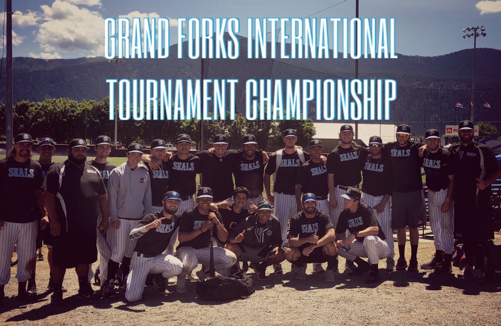 SealsBaseball's tweet photo. 🚨Championship Game!🚨
⚾️ 🇨🇦Seals are playing in the GFI tournament championship! Time to make Seal baseball history!🇨🇦⚾️
⏰ 3:30
🆚 @RealGoldpanners
📍Grand Forks, British Columbia 🇨🇦
📈 https://t.co/3A7OknCHPU
#ArrArr #CanadaDay https://t.co/SyM3HIbKwI